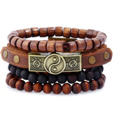 Fashion Beaded Leather Bracelets And Bracelets - Lunova-Roma