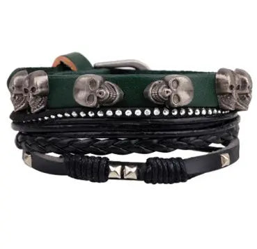 Fashion Beaded Leather Bracelets And Bracelets - Lunova-Roma