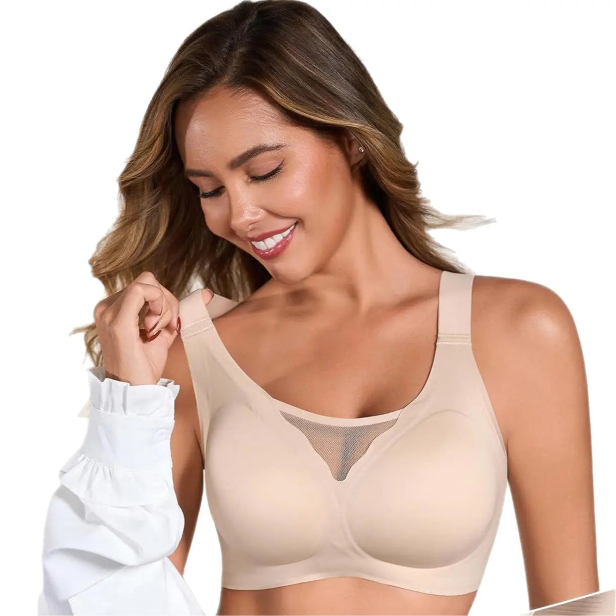 Womens Seamless, Comfortable, Push-up Bra With No Underwire Lunova-roma