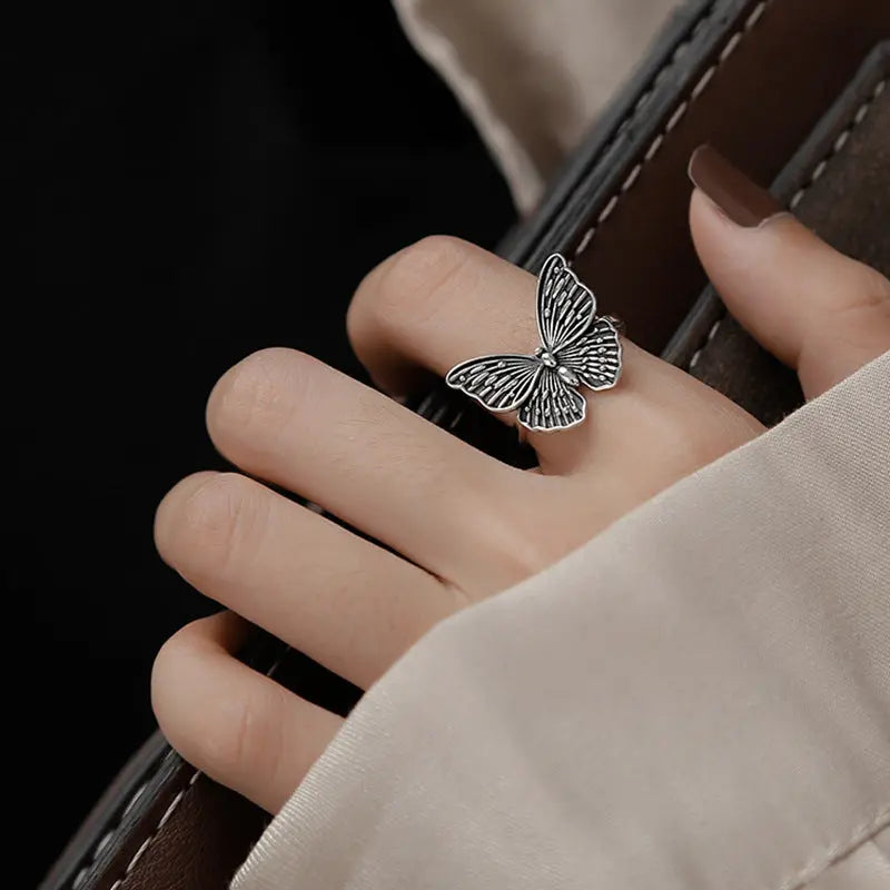 Simple Stacking Combination Ring Female 925 Sterling Silver - Lunova-Roma