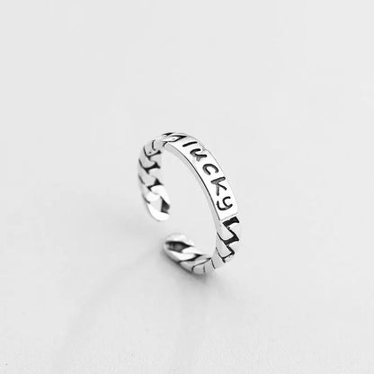 Simple Stacking Combination Ring Female 925 Sterling Silver - Lunova-Roma