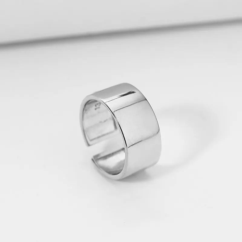 Simple Stacking Combination Ring Female 925 Sterling Silver - Lunova-Roma