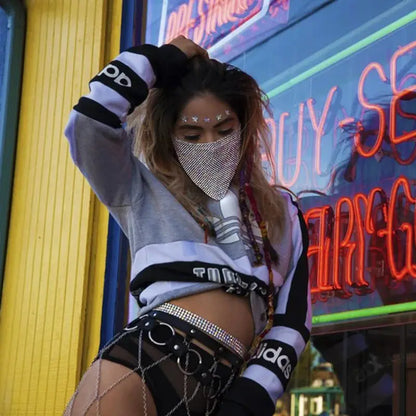 Explosive Metal  Jewelry Mask - Lunova-Roma