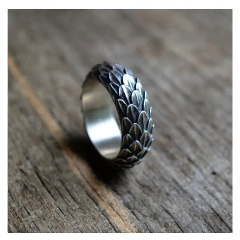 Retro Domineering Dragon Scale Ring Punk Tide Ring - Lunova-Roma