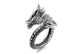 Personalized Retro Domineering Dragon Ring Ring - Lunova-Roma