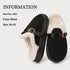Womens AutumnWinter Indoor Plush Thick-Soled Warm Anti-Slip Cotton Slippers Lunova-roma