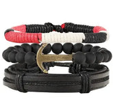 Fashion Beaded Leather Bracelets And Bracelets - Lunova-Roma
