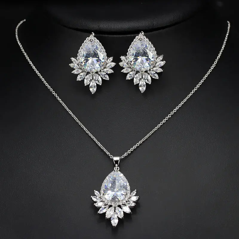 AAA jewelry chain, bridal banquet, dinner Jewelry Set - Lunova-Roma