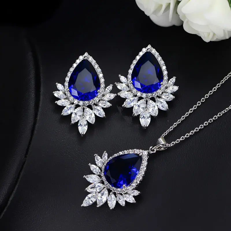 AAA jewelry chain, bridal banquet, dinner Jewelry Set - Lunova-Roma