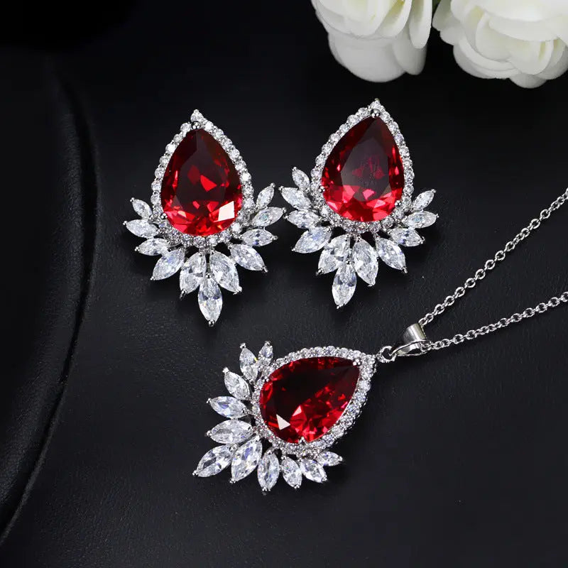 AAA jewelry chain, bridal banquet, dinner Jewelry Set - Lunova-Roma
