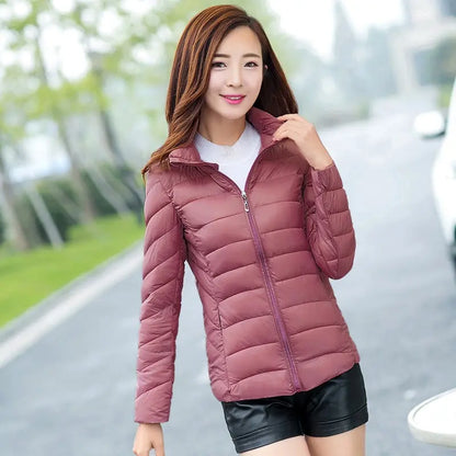 Short Cotton-padded Coat For Middle-aged Women Stylish Cotton Jacket Lunova-roma