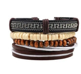 Fashion Beaded Leather Bracelets And Bracelets - Lunova-Roma