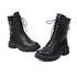 Large-size Womens Chunky-heeled Mid-calf Dr Martens Boots For Fall And Winter Lunova-roma