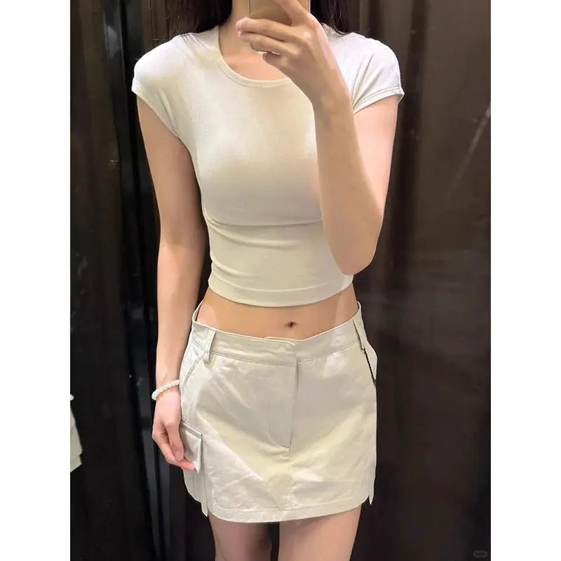 Sweet And Spicy Off-shoulder Cropped Top Lunova-roma