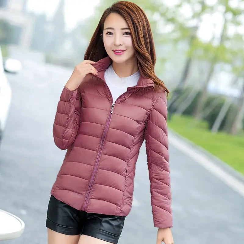 Short Cotton-padded Coat For Middle-aged Women Stylish Cotton Jacket Lunova-roma