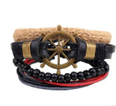 Fashion Beaded Leather Bracelets And Bracelets - Lunova-Roma