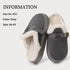 Womens AutumnWinter Indoor Plush Thick-Soled Warm Anti-Slip Cotton Slippers Lunova-roma