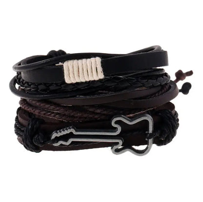 Fashion Beaded Leather Bracelets And Bracelets - Lunova-Roma