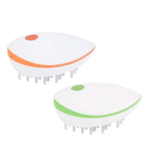 Belleza De Mano Cepillo Peine Del Pelo Del Cuero Cabelludo Jefe Masajeador Vibrador - Lunova-Roma