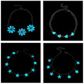 Real night glow bracelets Stars peach blossoms luminous bracelets bracelets - Lunova-Roma