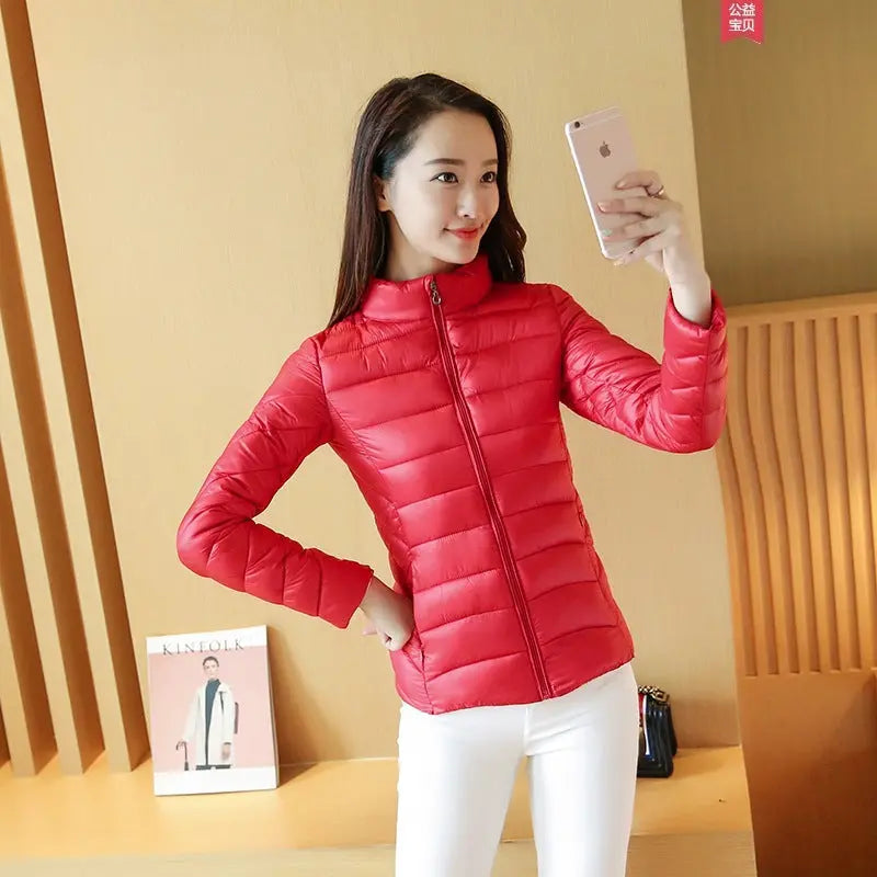 Short Cotton-padded Coat For Middle-aged Women Stylish Cotton Jacket Lunova-roma
