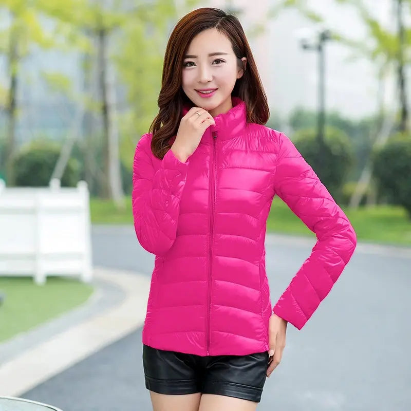 Short Cotton-padded Coat For Middle-aged Women Stylish Cotton Jacket Lunova-roma
