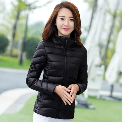 Short Cotton-padded Coat For Middle-aged Women Stylish Cotton Jacket Lunova-roma